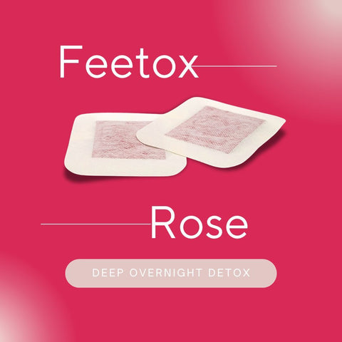 Feetox Detox Voetpleisters – Roos