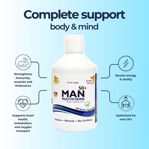 Multivitaminen man 50+