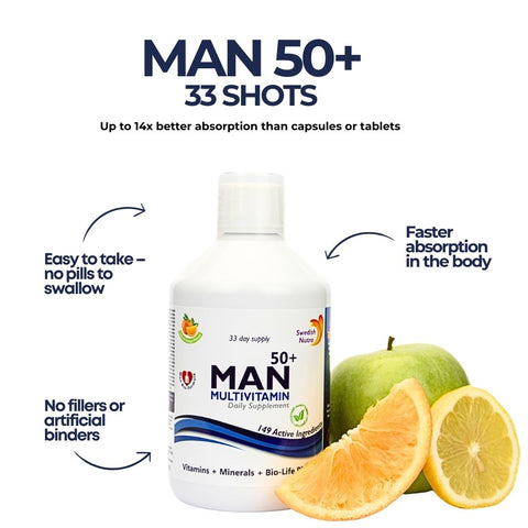 Multivitaminen man 50+