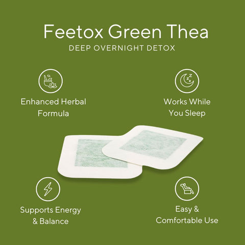 Feetox Detox Voetpleisters – Groene Thee