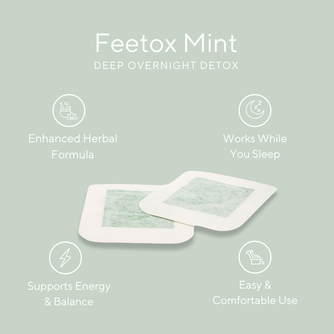 Feetox Detox Voetpleisters – Munt