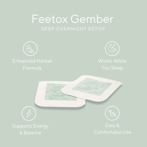 Feetox Detox Voetpleisters – Munt