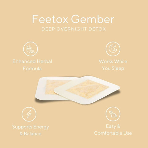 Feetox Detox Voetpleisters – Gember