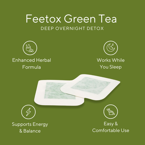Feetox Detox Voetpleisters – Groene Thee