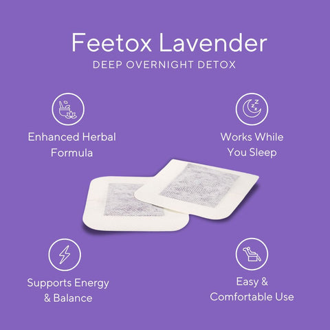 Feetox Detox Voetpleisters – Lavendel
