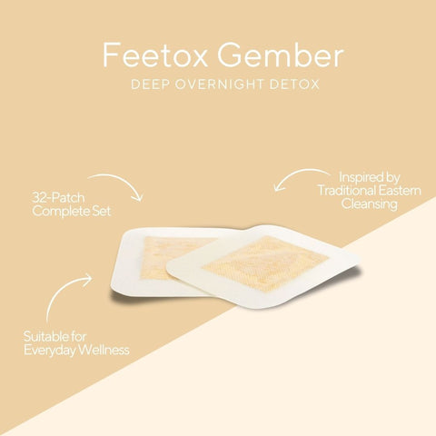 Feetox Detox Voetpleisters – Gember