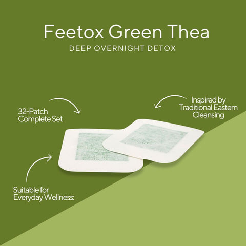 Feetox Detox Voetpleisters – Groene Thee