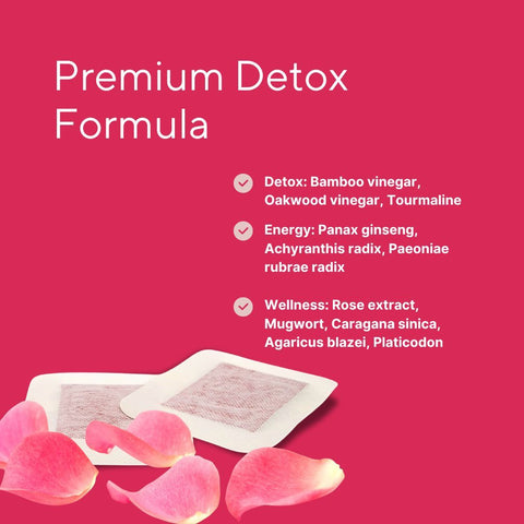 Feetox Detox Voetpleisters – Roos