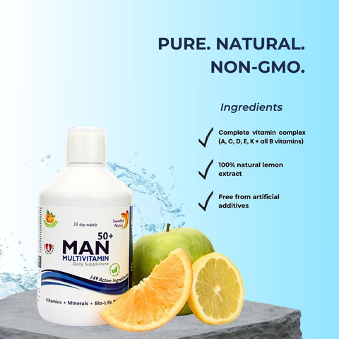 Multivitaminen man 50+