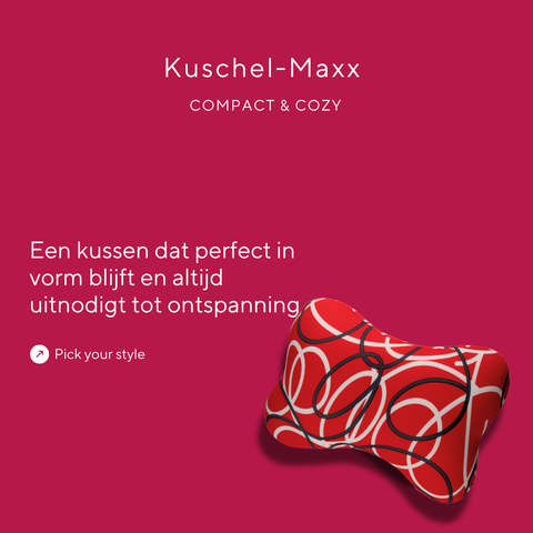 Kuschelmaxx - Vlinderkussen rood