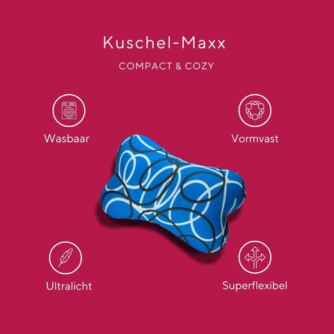 Kuschelmaxx - Vlinderkussen blauw