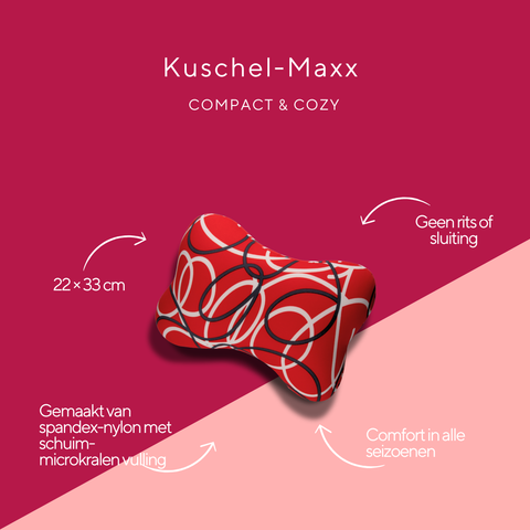 Kuschelmaxx - Vlinderkussen rood