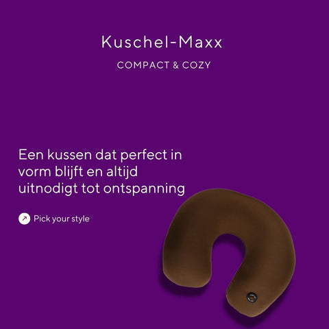 Kuschelmaxx -  Nek & Reiskussen bruin