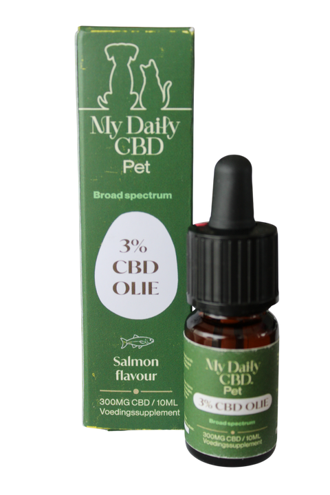 My Daily CBD Olie Pet 3% broad spectrum ( salmon flavour )